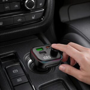 Tech-Protect CC07 3 PRIEVADŲ AUTOMOBILINIS ĮKROVIKLIS PD 54W + FM SIŲSTUVAS BLUETOOTH JUODAS - Image 6