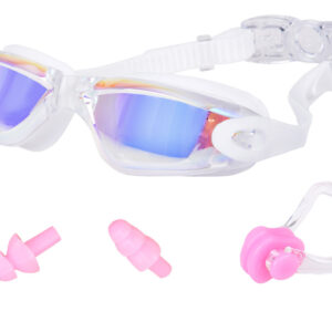 RINKINYS UV ANTI-FOG plaukimo akiniai + ausų ir nosies kištukai SP0792 BI - Image 8
