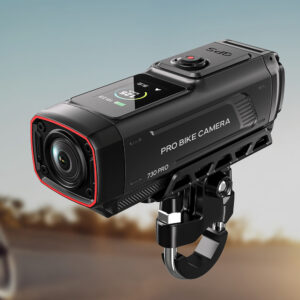 AKEEYO 730Pro 4K Handlebar Video Recorder Sports Camera for Bikes and Motorcycles - juodos spalvos - Image 9