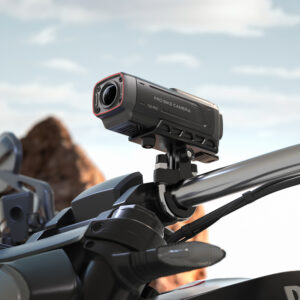 AKEEYO 730Pro 4K Handlebar Video Recorder Sports Camera for Bikes and Motorcycles - juodos spalvos - Image 6