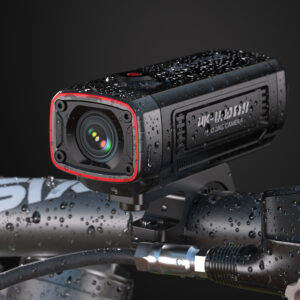 AKEEYO AKY-710S sports camera 4K video recorder for motorcycle handlebar - black - Image 4