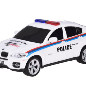 BMW X6 sportinis policijos automobilis su nuotolinio valdymo pulteliu RC0660 BI - Image 4
