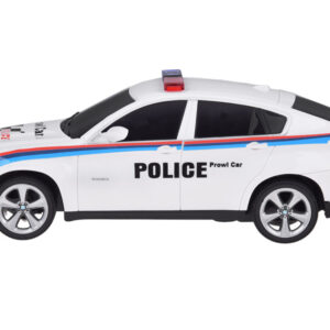 BMW X6 sportinis policijos automobilis su nuotolinio valdymo pulteliu RC0660 BI - Image 5