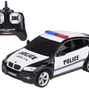 BMW X6 sportinis policijos automobilis su nuotolinio valdymo pulteliu RC0660 CY - Image 2