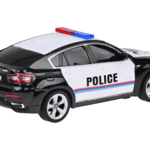 BMW X6 sportinis policijos automobilis su nuotolinio valdymo pulteliu RC0660 CY - Image 6