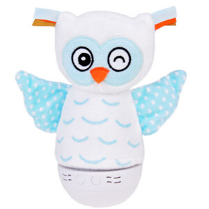 Naktinė lempa + muzikos dėžutė 2 viename OWL miego pagalbinė priemonė - spalvas keičiantis LED ZA5190 - Image 2