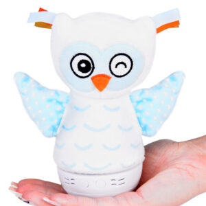 Naktinė lempa + muzikos dėžutė 2 viename OWL miego pagalbinė priemonė - spalvas keičiantis LED ZA5190 - Image 4