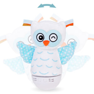 Naktinė lempa + muzikos dėžutė 2 viename OWL miego pagalbinė priemonė - spalvas keičiantis LED ZA5190 - Image 5