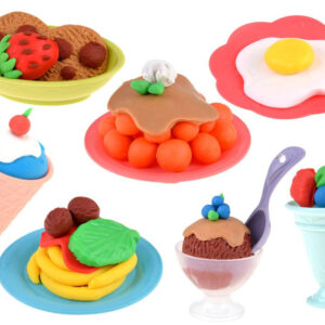 Plastilinas x8 KONDITERIJOS RINKINYS torto formelės + stalo įrankiai ZA5195 - Image 4