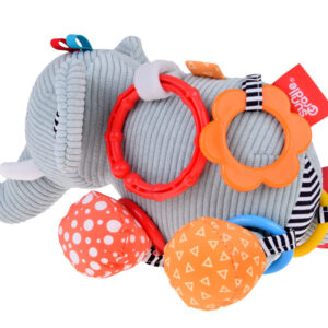 Sensorinis vežimėlio pakabukas + kūdikio barškutis ELEPHANT ZA5212 - Image 4