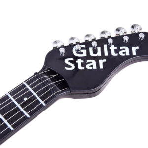 Elektrinės gitaros žaislas vaikams melodijos šviesa + dirželis IN0169 JA - Image 7
