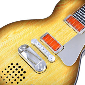 Elektrinės gitaros žaislas vaikams melodijos šviesa + dirželis IN0169 JA - Image 6
