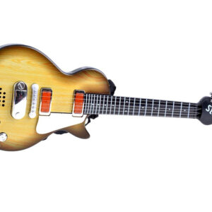 Elektrinės gitaros žaislas vaikams melodijos šviesa + dirželis IN0169 JA - Image 5