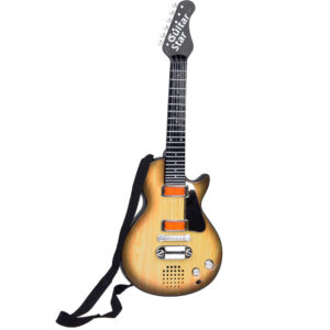 Elektrinės gitaros žaislas vaikams melodijos šviesa + dirželis IN0169 JA - Image 2