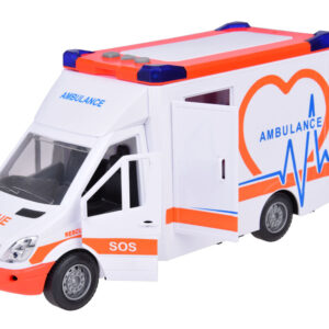 Greitosios pagalbos automobilis Medicininis automobilis Greitosios pagalbos automobilis su garsu ir šviesomis ZA5217 - Image 7