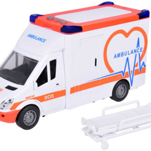 Greitosios pagalbos automobilis Medicininis automobilis Greitosios pagalbos automobilis su garsu ir šviesomis ZA5217 - Image 2