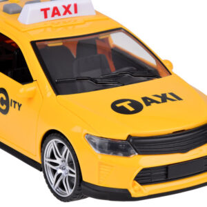 Taksi automobilis su garsu, šviesomis ir atsidarančiomis durelėmis ZA5220 - Image 6