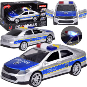 Policijos automobilis policijos automobilio garsai šviesos atidaromos durelės ZA5221