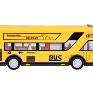 Geltonas vakarėlių autobusas atsidarančiomis durimis, garsais, šviesomis ir muzika ZA5222 - Image 4