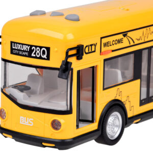 Geltonas vakarėlių autobusas atsidarančiomis durimis, garsais, šviesomis ir muzika ZA5222 - Image 6