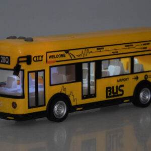 Geltonas vakarėlių autobusas atsidarančiomis durimis, garsais, šviesomis ir muzika ZA5222 - Image 8