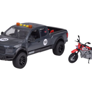 Automobilio ir motociklo rinkinys su garsu, šviesomis ir atidaromomis durelėmis ZA5233 - Image 2