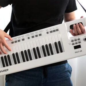 Elektrinis pianinas su mikrofonu, žaislinis instrumentas vaikams IN0173 - Image 8