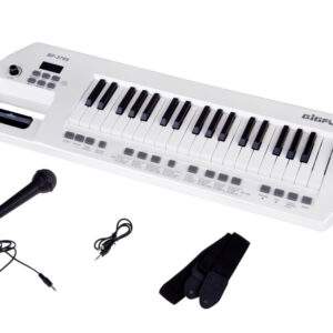 Elektrinis pianinas su mikrofonu, žaislinis instrumentas vaikams IN0173 - Image 2