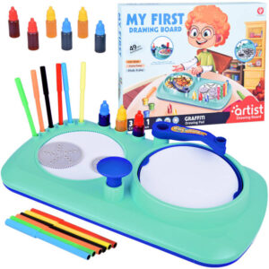Kūrybinis rinkinys „Art board“ 3in1 „Spirograph“ piešimo lenta „Graffiti“ TA0109