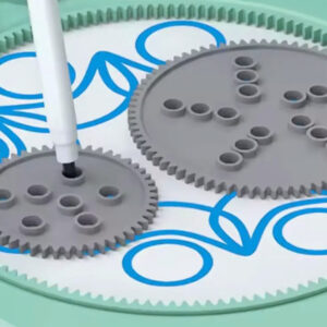 Kūrybinis rinkinys „Art board“ 3in1 „Spirograph“ piešimo lenta „Graffiti“ TA0109 - Image 6