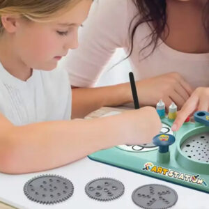 Kūrybinis rinkinys „Art board“ 3in1 „Spirograph“ piešimo lenta „Graffiti“ TA0109 - Image 7