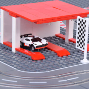 Bugatti lenktynių trasa su kaladėlėmis ir 2 nuotoliniu būdu valdomais automobiliais! Itin smagu RC0664 - Image 7