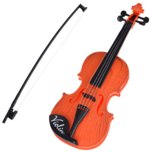 Plastikinis smuikas su stryku, žaislas vaikams, 42 cm IN0174 JA - Image 2