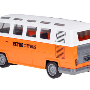 Nuotoliniu būdu valdomas RETRO CITY BUS – šviečianti transporto priemonė RC0677 - Image 6