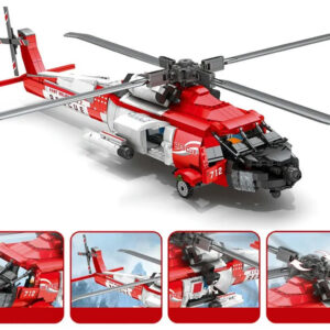 Konstruojami blokai Sikorsky HH-60J Jayhawk 1137 el. orlaivio sraigtasparnis ZA 5302 - Image 3