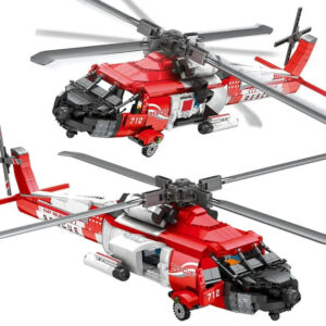 Konstruojami blokai Sikorsky HH-60J Jayhawk 1137 el. orlaivio sraigtasparnis ZA 5302 - Image 5