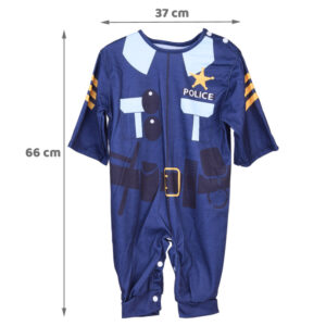 Policininko kostiumas POLICE uniforma karnavalui ar vakarėliui + antrankiai ZA5304 - Image 4