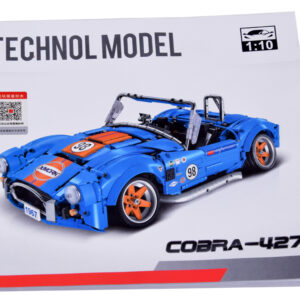Techninių blokų konstruktorius 1816 dalių sportinis automobilis Cobra-427 ZA5307 - Image 3