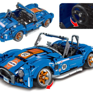 Techninių blokų konstruktorius 1816 dalių sportinis automobilis Cobra-427 ZA5307 - Image 7