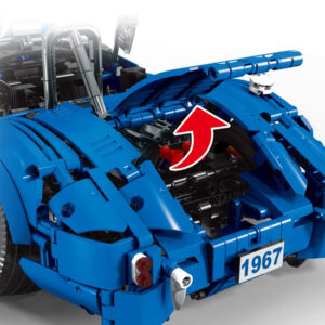 Techninių blokų konstruktorius 1816 dalių sportinis automobilis Cobra-427 ZA5307 - Image 4