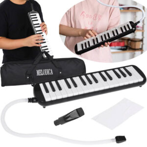 Muzikos instrumento Melody klavišinė armonikėlė, dėklas, du kandikliai IN0175