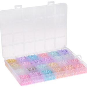Pastelinių draugystės apyrankių karoliukų rinkinys, 24 spalvos ZA5336 - Image 3