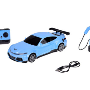 Automobilis + įkrovimo stotelė Elektromobilis su spalvotomis šviesomis RC0687 - Image 2