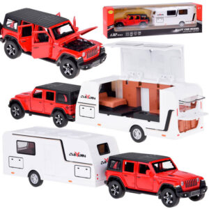 Visureigis „Jeep“ su kemperiu priekaba, visureigis su LED žibintais ZA5351 CZ