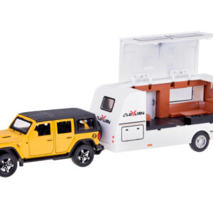 Šventinis automobilis Visureigis + namelis ant ratų su šviesomis ZA5351 - Image 2