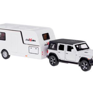 Šventinis automobilis Visureigis + namelis ant ratų su šviesomis ZA5351 - Image 6