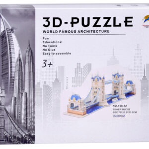 Tower Bridge 3D dėlionė 120 detalių erdvinė dėlionė Londonas ZA5399 - Image 5