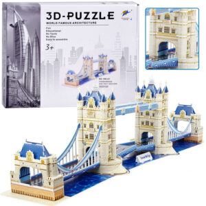 Tower Bridge 3D dėlionė 120 detalių erdvinė dėlionė Londonas ZA5399