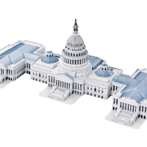 „Capitol Hill“ 3D dėlionė, 132 dalių 3D dėlionė ZA5400 - Image 3