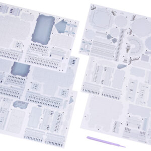 „Capitol Hill“ 3D dėlionė, 132 dalių 3D dėlionė ZA5400 - Image 4